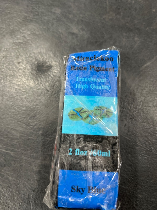 Photo 1 of Sky Blue Epoxy Resin Color Dye Colorant Liquid Epoxy Resin Pigment,60ml,Translucent