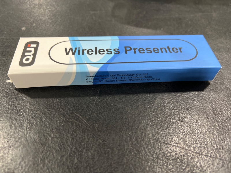 Photo 1 of QUI Presentation Clicker for PowerPoint, RF 2.4GHz USB Wireless Presenter Remote with Volume Control, PowerPoint Clicker Slide Advancer for Mac, Windows, Laptop, Keynote