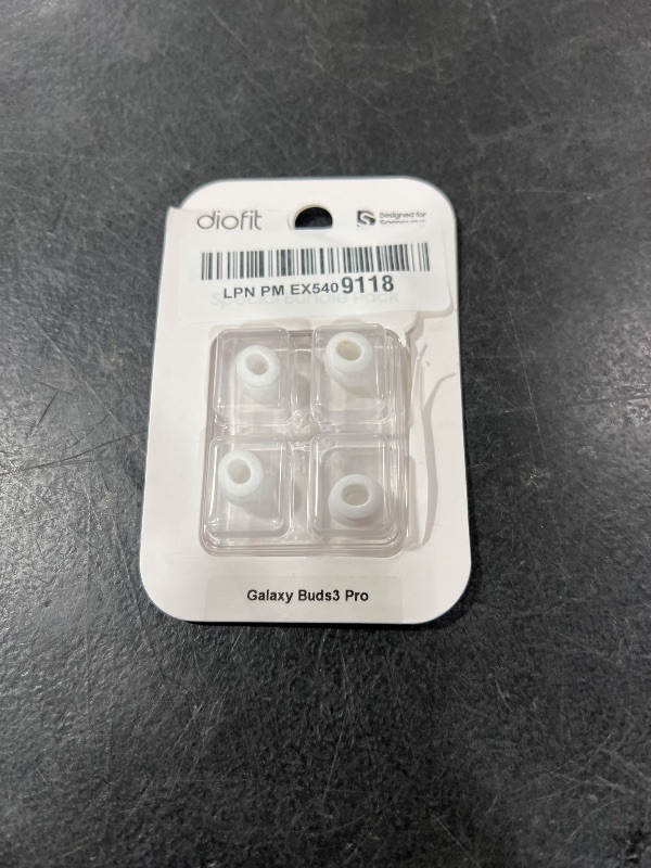Photo 1 of Premium Multi-Flange Eartips for Galaxy Buds3 Pro (White, Small) – Always Fits, Never Slips