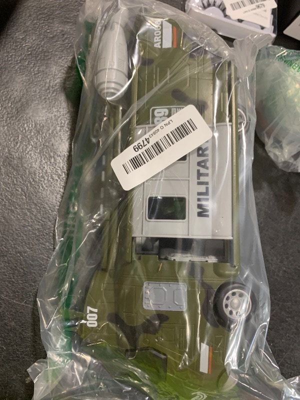 Photo 1 of JOYIN Military Vehicles Toy Set of Friction Powered Transport Helicopter with Light and Sound Siren, and Soldier Army Men Action Figures for Kids
