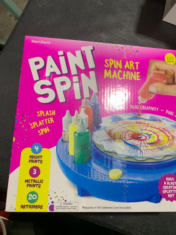 Photo 1 of Dan&Darci Paint Spin Art Machine Kit for Kids - Arts & Crafts for Boys & Girls Ages - Art Craft Set Gifts for 6-9 Year Old Boy, Girl - Painting Spinner Toys - Birthday Gift Ideas for Ages 6-12 Years