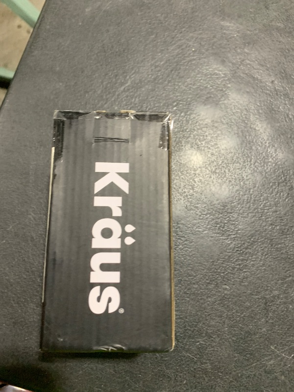 Photo 1 of Kraus Dual Function Kitchen Faucet Sprayer in Matte Black