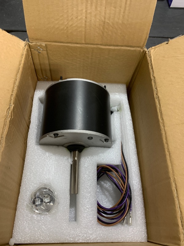 Photo 1 of 0131M00061SP, 1/4 Hp Condenser Fan Motor Replaces Goodman Condenser Fan Motor, Zongshan Broad-Ocean YDK-180S84062-01-830 RPM, 1-Speed, Replaces Amana Janitrol P/N: 0131M00014PS