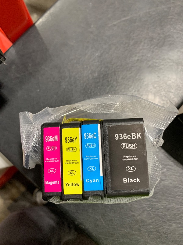 Photo 1 of 936E 936XL 936 Ink Cartridges Combo Pack Replacement for HP 936E 936XL Ink Cartridges Combo Pack for OfficeJet Pro 9120e 9125e 9730e 9130 9135e 9122e 9128e 9110b 9120b 9130b 9130e Printers, 4 Pack