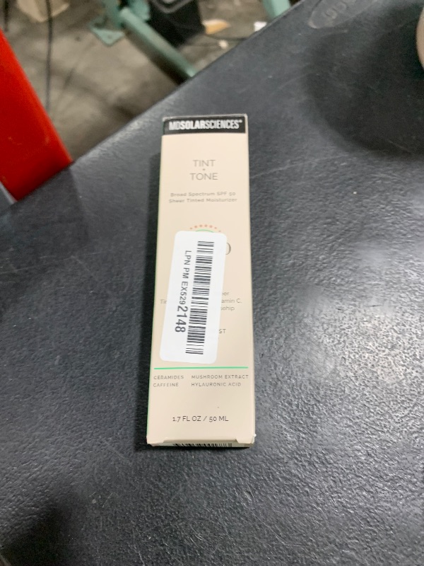 Photo 1 of MDSolarSciences Tint + Tone Sheer Tinted Moisturizer SPF 50 | Evens Skin Tone, Brightens & Hydrates | Ceramides, Antioxidants & Vitamin C | Clinically Proven | Safe for Sensitive Skin (1.7 Fl Oz)