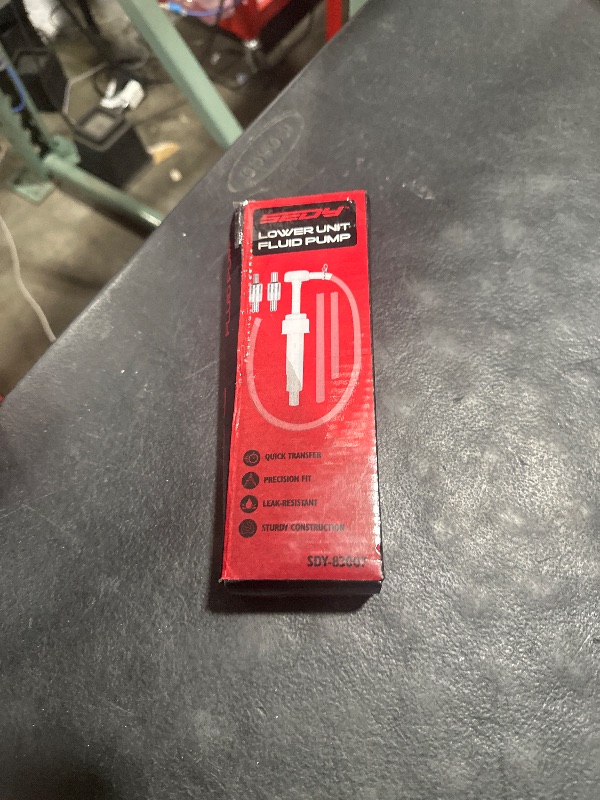 Photo 1 of Lower Unit Gear Oil Pump: Transmission Fluid Transfer Extractor Kit Marine Boat Engine Motor Automotive Car Change Can Bottle Filler Differential Lube Liquid Suction Filling Siphon Manual Hand Tool
