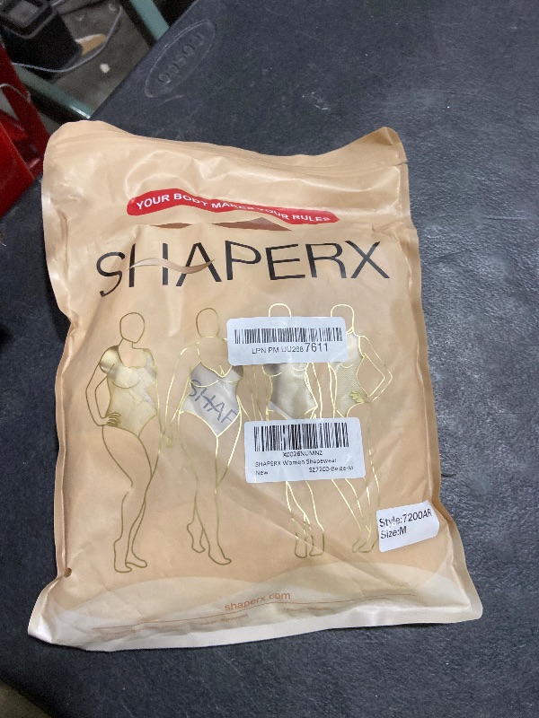 Photo 1 of SHAPERX Women's Fajas Colombianas Shapewear Postpartum Tummy Control Body Shaper Butt Lifter Bodysuit,SZ7200-Beige-M