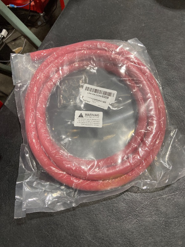Photo 1 of 10FT Fuel Line Hose 6AN 10mm 3/8" High Pressure Hose 2.8Mpa 400PSI for Fuel Systems Engines Tube Hose Multiple Size Options,Implementation Standards:EN854,Red (Attached Hose Clamp)