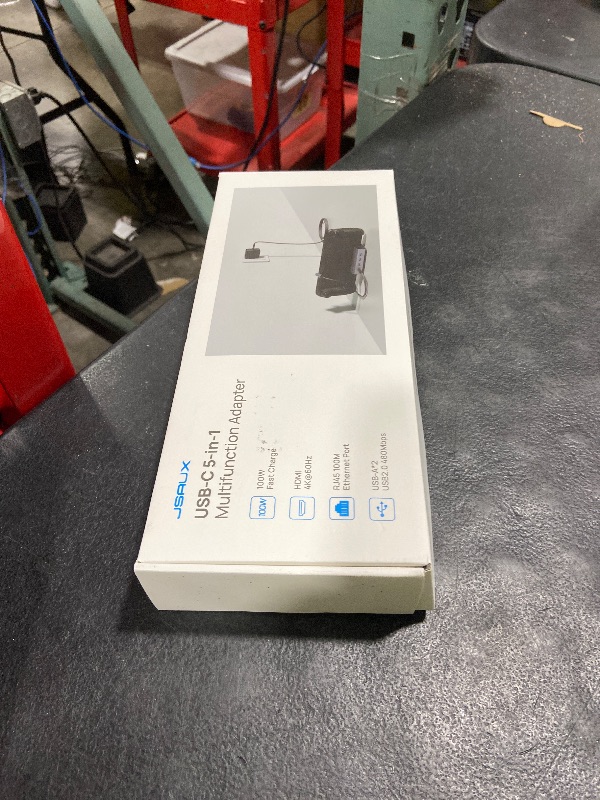 Photo 1 of JSAUX 4K@120Hz Docking Station and 65W Charger Compatible with Steam Deck OLED/ROG Ally X/Legion Go (S), 5-in-1 Dock with HDMI 2.1, 100Mbps Ethernet, Dual USB 2.0 and 100W Charge-HB0602