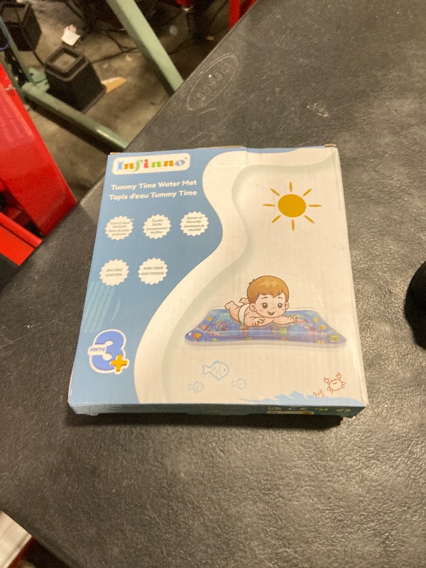 Photo 1 of Infinno Inflatable Tummy Time Mat Premium Baby Water Play Mat for Infants and Toddlers Baby Toys for 3 to 24 Months, Strengthen Your Baby's Muscles, Portable