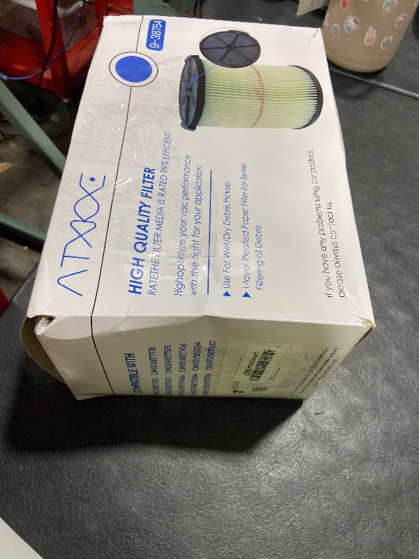 Photo 1 of ATXKXE Replacement Filter Fit for Craftsman CMXZVBE38754 fit 5-20 Gallon shop vacuum (2 Pack)