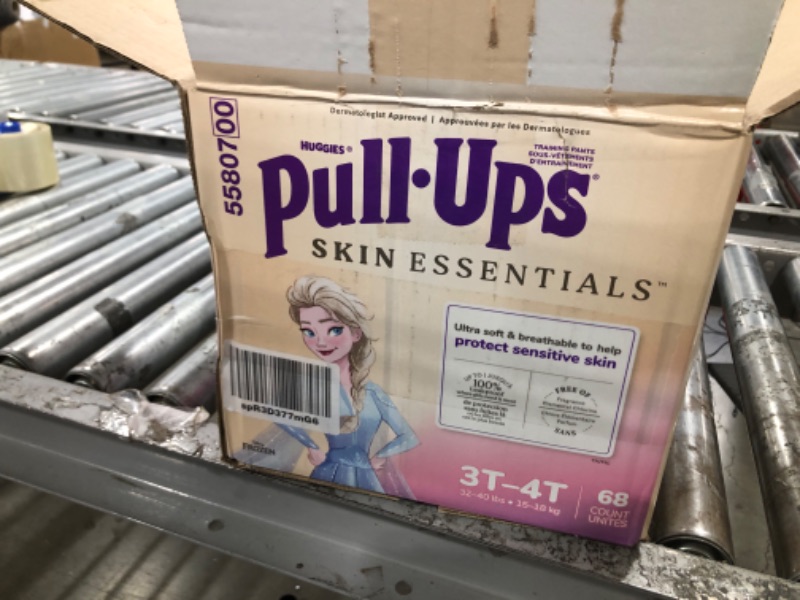 Photo 1 of Pull-Ups Girls' Skin Essentials Potty Training Pants, Training Underwear, 3T-4T (32-40 lbs), 68 Ct