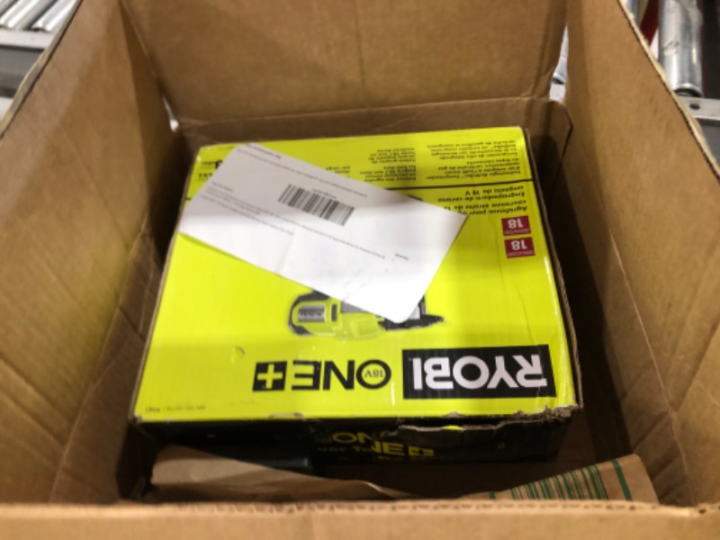 Photo 1 of RYOBI ONE+ 18-Gauge Cordless AirStrike Narrow Crown Stapler P361 Green