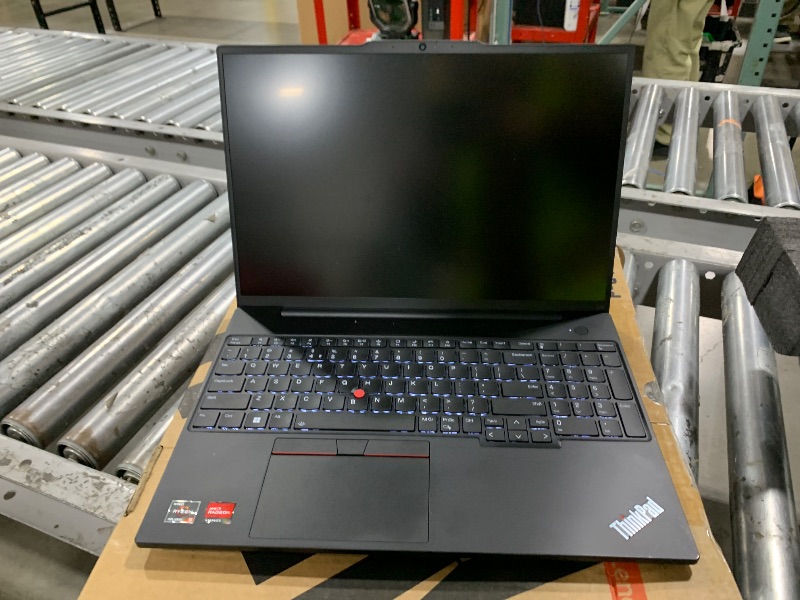 Photo 1 of Lenovo ThinkPad E16 Business Laptop, 16" WUXGA Display, AMD Ryzen 5 7530U (Beat i7-1165G7), 24GB RAM, 1TB PCIe SSD, Webcam, HDMI, RJ-45, Fingerprint Reader, Wi-Fi 6, Windows 11 Pro, Black