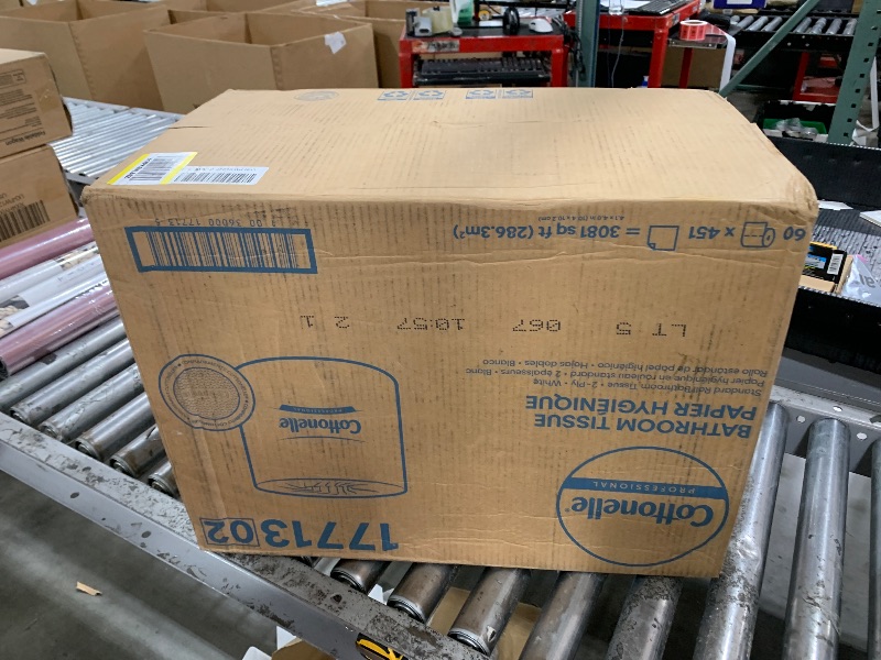 Photo 1 of Cottonelle Professional Standard Roll Bulk Toilet Paper (17713), 2-Ply, White (60 Rolls of 451 Sheets, 27,060 Sheet Total)