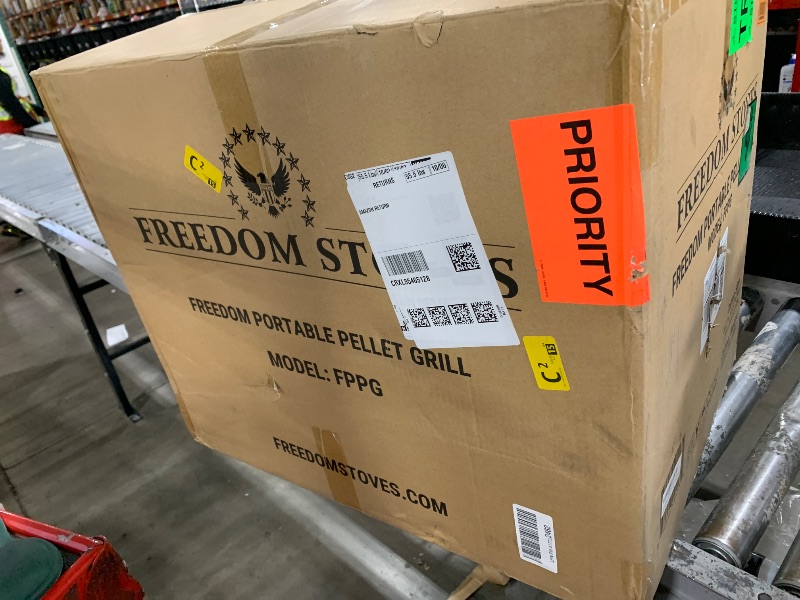 Photo 1 of Freedom Portable Pellet Grill & Smoker: Digital Display, Dual Meat Probes, 242 sq in Cooking Area, AC/DC Powered, Black