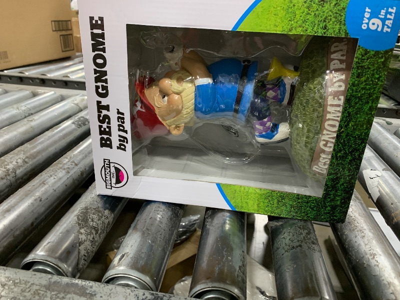 Photo 1 of BigMouth Inc Golfing Garden Gnome Statue - Funny Lawn Decoration, Outdoor Golf Decor, Quirky Yard Ornament, Unique Golf Gift, Lawn and Garden Figurine