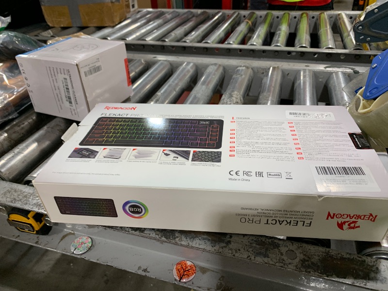 Photo 1 of Redragon K708 Pro Wireless Mechanical Gaming Keyboard - Gasket-Mounted RGB Backlit, 81 Customizable Keys, 3-Mode (2.4G/Bluetooth/USB), Hot-Swap Pre-Lubed Switches, Screen & Control Knob - Black