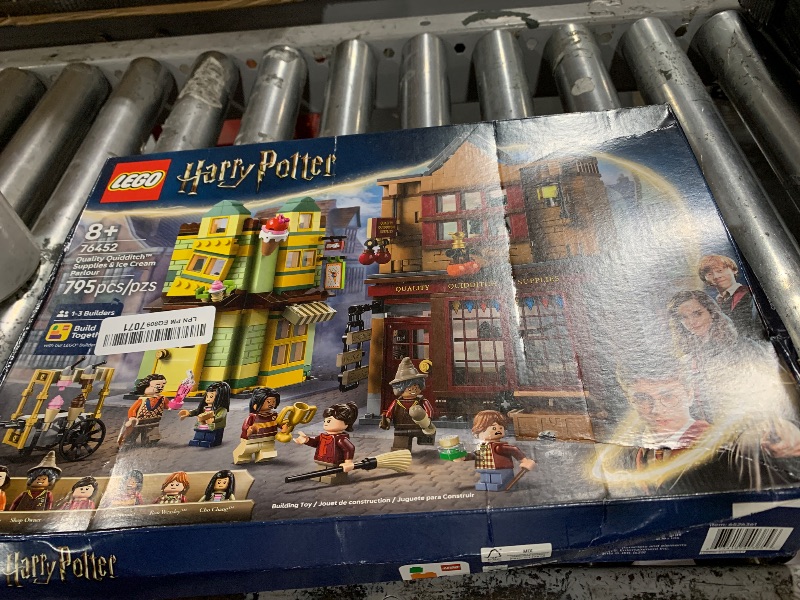 Photo 1 of LEGO Harry Potter Quality Quidditch Supplies & Ice Cream Parlour - Kids Toy - Diagon Alley Building Set for Boys and Girls 8+ - Harry Potter Collectible - Gift Idea for Birthdays - 76452