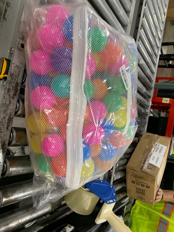 Photo 1 of Markdang 170 PCS Ball Pit Balls 2.1-2.2” Free Crush Proof Plastic Ball for Baby and Toddler -8 Bright Colors with Zip Storage Bag,Baby Pool Water Toys,Kiddie Pool