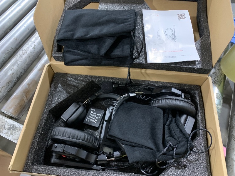 Photo 1 of SYNCO XTALK X2 Wireless Intercom Headset System, 2.4GHz Communication Headset for 2-Person with 24H Workingtime 350M/1148FT, Xtalk-Communication-Headsets-Intercom