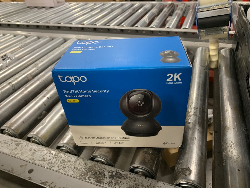 Photo 1 of Tapo TP-Link 2K Pan/Tilt Indoor Security Camera for Baby Monitor, Pet Camera | Motion Detection & Tracking | 2-Way Audio | Cloud & SD Card Storage | Works w/Alexa & Google Home | Black C211