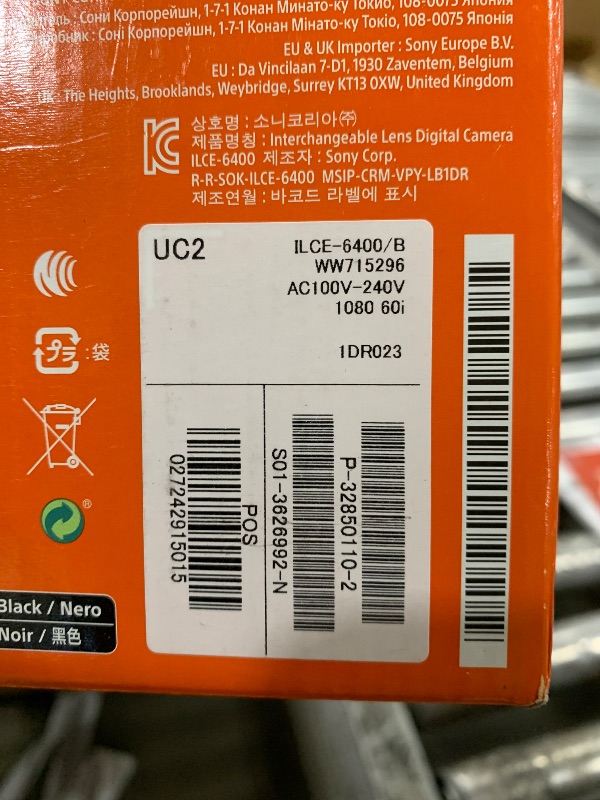 Photo 1 of Sony Alpha a6400 Mirrorless Camera: Compact APS-C Interchangeable Lens Digital Camera with Real-Time Eye Auto Focus, 4K Video & Flip Up Touchscreen - E Mount Compatible Cameras - ILCE-6400/B Body