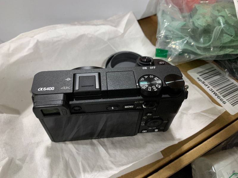 Photo 1 of Sony Alpha a6400 Mirrorless Camera: Compact APS-C Interchangeable Lens Digital Camera with Real-Time Eye Auto Focus, 4K Video & Flip Up Touchscreen - E Mount Compatible Cameras - ILCE-6400/B Body