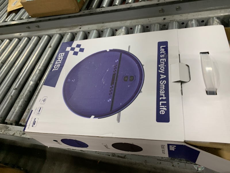 Photo 1 of Robot Vacuum and Mop Combo, 2-in-1 Mopping Robot Vacuum Cleaner with 2300Pa Suction, 2.87'' Slim Design, Wi-Fi/App/Voice Control, 3D Obstacle Avoidance&Self-Charging for Hard Floors, Carpets, Pet Hair