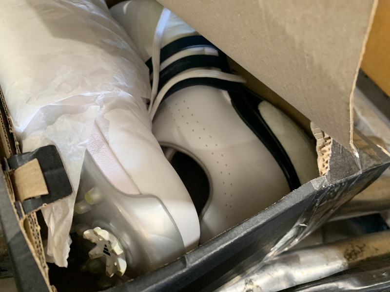 Photo 1 of adidas Men's Tour360 24 Golf Shoes, Footwear White/Collegiate Navy/Silver Metallic, 14 Wide