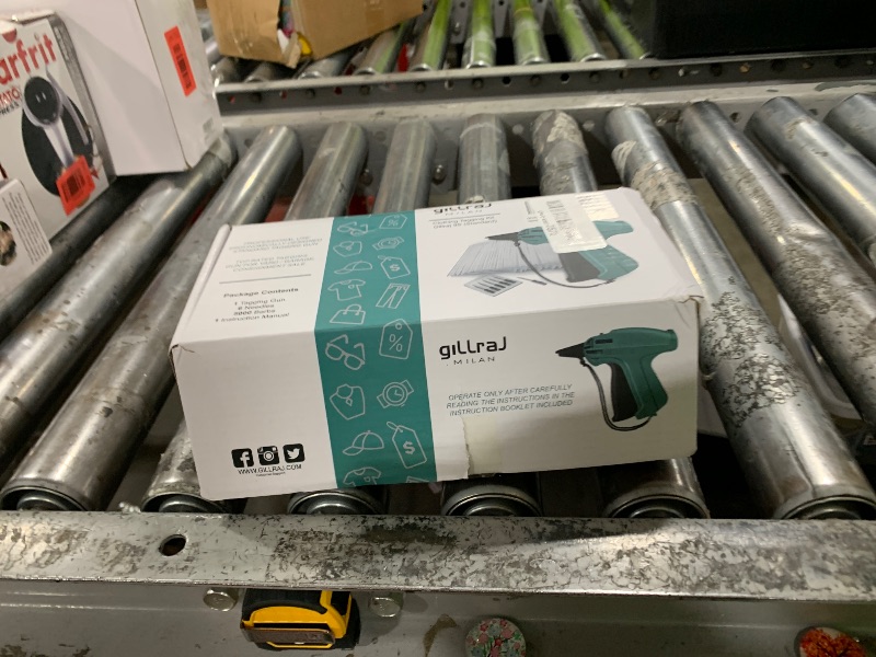 Photo 1 of GILLRAJ® Price Tagging Gun?Not-a-Stitch-Gun? Hangtag Attacher with 5000pcs 2" Long Barbs Fasteners & 6 Needles, Retail Pricing Tag Gun for Stores Consignment Garage Yard Sale
