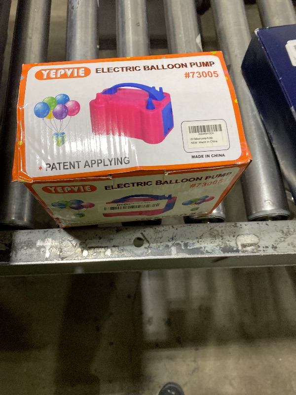 Photo 1 of YEPVIE Balloon Pump Electric, Professional Balloon Inflator with 8 Balloon Arch Kits, 2 Working Modes & Dual Nozzle, Portable Air Pump Ballon Blower Machine for Party Decoration (Purple)