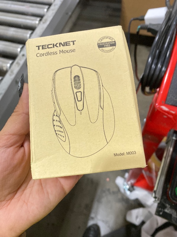 Photo 1 of TECKNET Wireless Mouse for Laptop, Silent Mouse Quiet Click, Computer Mouse Wireless, 6 Adjustable 4000 DPI Computer Mice - Purple