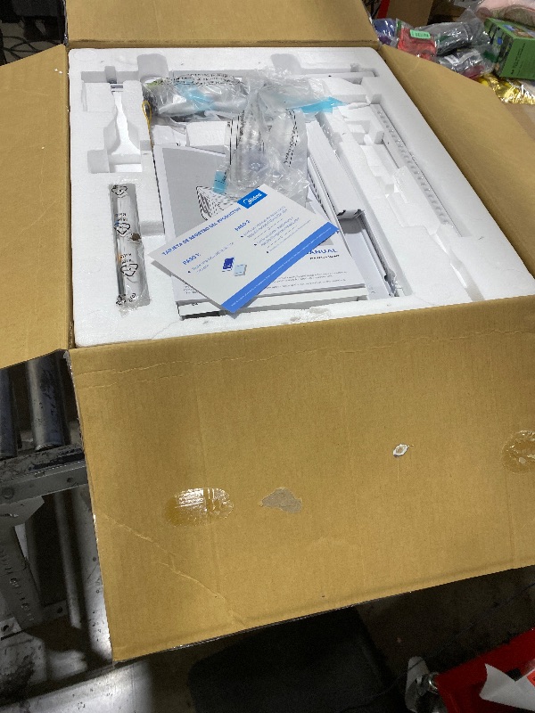 Photo 1 of Midea 10,000 BTU U Shaped Smart Inverter Window Air Conditioner - Cools 450 Sq Ft, Ultra Quiet with Open Window Flexibility - Alexa/Google Assistant Compatible - 35% Energy Savings, Remote (Updated)