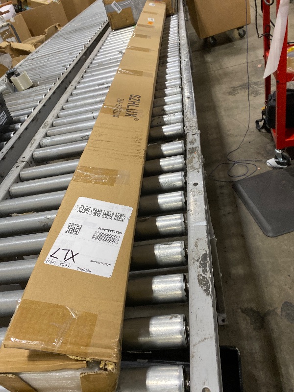 Photo 1 of SZHLUX 8FT 110W LED Shop Light, 17400LM 5000K Utility Shop Light, Linkable Daylight White Shop Lights, Integrated LED Ceiling Light Fixture, Garage Light, LED Tube Light for Workshop