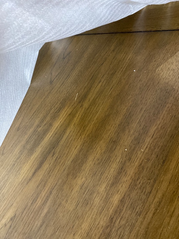 Photo 1 of Signature Design by Ashley Cabalynn Farmhouse Dining Extension Table with 1 Removable Center Leaf, Light Brown