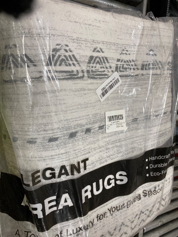 Photo 1 of Nakagishi 6x9 Area Rugs Living Room: Washable Boho Large Neutral Soft Farmhouse Rug Stain Resistant Modern Indoor Floor Non-Slip Carpet for Bedroom Nursery Kids Playroom Office Dining Room Dorm- Gray