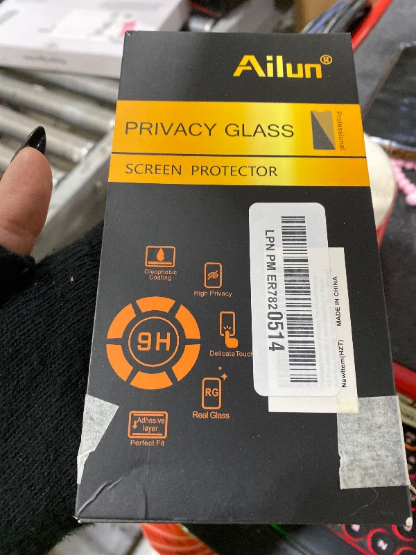 Photo 1 of Ailun Privacy Screen Protector for iPhone 14 Plus/iPhone 13 Pro Max [6.7 Inch Display] 2 Pack Anti Spy Private Tempered Glass[2 Pack]
