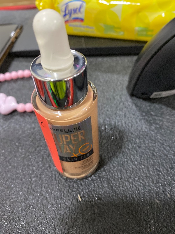 Photo 1 of Maybelline Super Stay Up to 24HR Skin Tint, Radiant Light-to-Medium Coverage Foundation, Makeup Infused With Vitamin C, 129, 1 Count