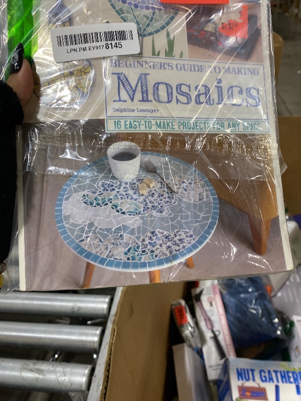 Photo 1 of Beginner's Guide to Making Mosaics: 16 Easy-to-Make Projects for Any Space (Fox Chapel Publishing) Creative Ideas for Mosaic Tiles with Step-by-Step Patterns and Designs for Home and Garden Decor