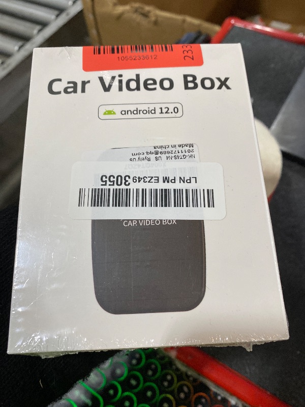 Photo 1 of 2025 New 4-in-1 Wireless CarPlay Adapter Support Netflix/YouTube/TF, Android Auto & Carplay Adapter with USB-A and USB-C Cables,Convert Wired to Wireless Apple Dongle, Video Box Car Play for iOS 10+