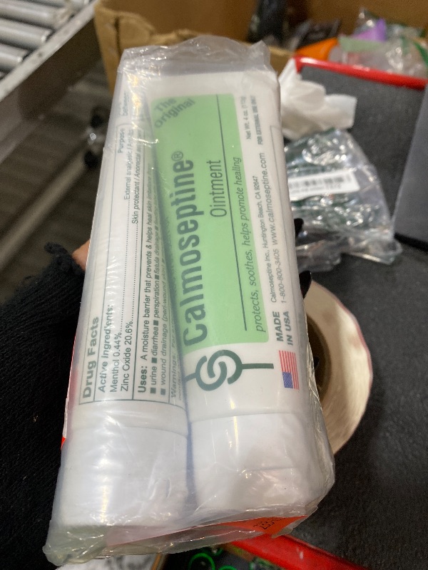 Photo 1 of Calmoseptine Ointment Tube, Soothes Skin Irritations - 4 Oz (Pack of 3)