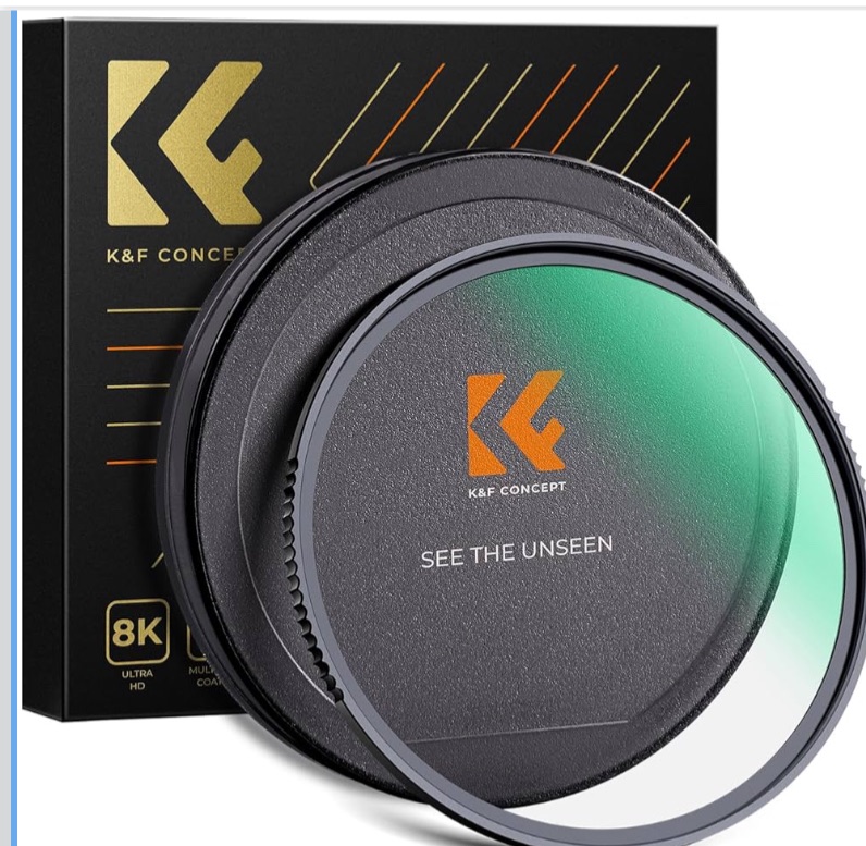 Photo 1 of K&F CONCEPT 77mm MC UV Protection Filter Shockproof Tempered Optical Glass with 28 Multi-Layer Coatings HD/Waterproof/Scratch Resistant for Camera Lens (Nano-X Series)
