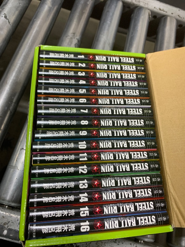 Photo 1 of STEEL BALL RUN Bunko version Comic 16 volumes complete set (with makeup case) (Shueisha Bunko - Comic version) ??? ???? ?16??????????????? (???????????)