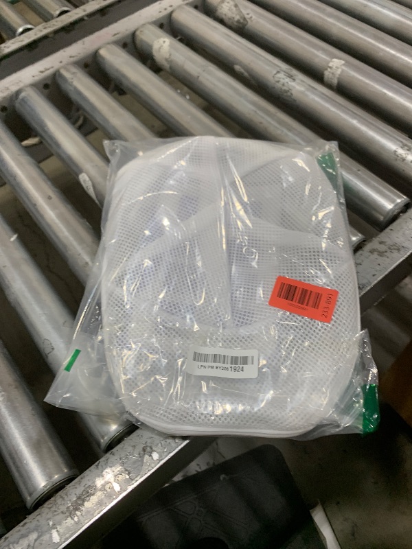 Photo 1 of YEENOR Hat Washer Cage for Washing Machine - Baseball Cap Cleaner Rack, Ball Cap Washing, Dishwasher Safe, Perfect for Cleaning and Protecting Hats in Dishwasher (White 1 Pack with Bag)
