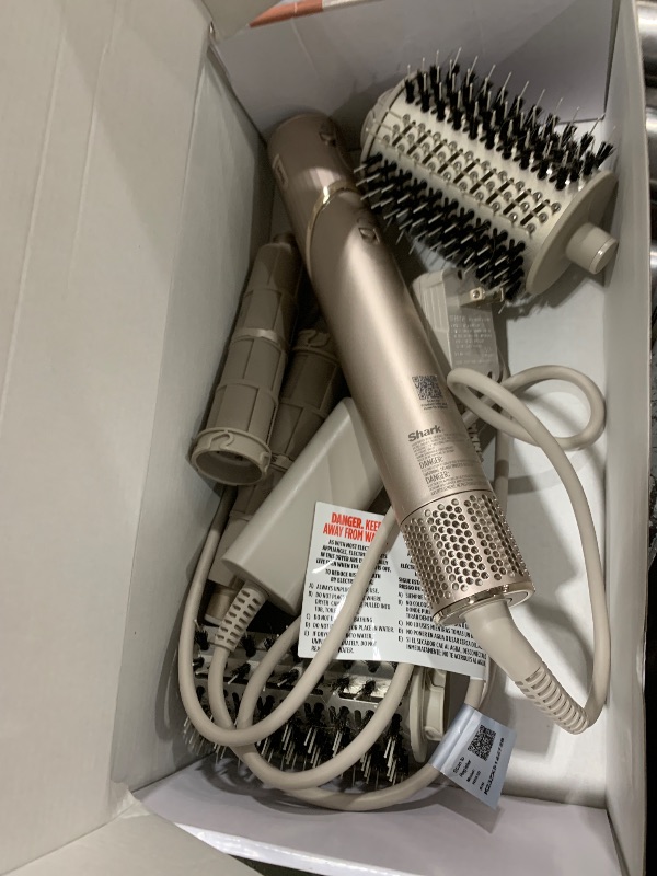 Photo 1 of Shark HD430 FlexStyle Air Styling & Drying System, Powerful Hair Dryer Brush & Multi-Styler with Auto-Wrap Curlers, Paddle Brush, Oval Brush, Concentrator Attachment, Stone