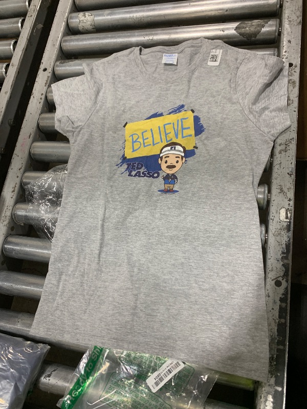 Photo 1 of Ted Lasso Believe Motivational Chibi Style Logo T-Shirt (Small)