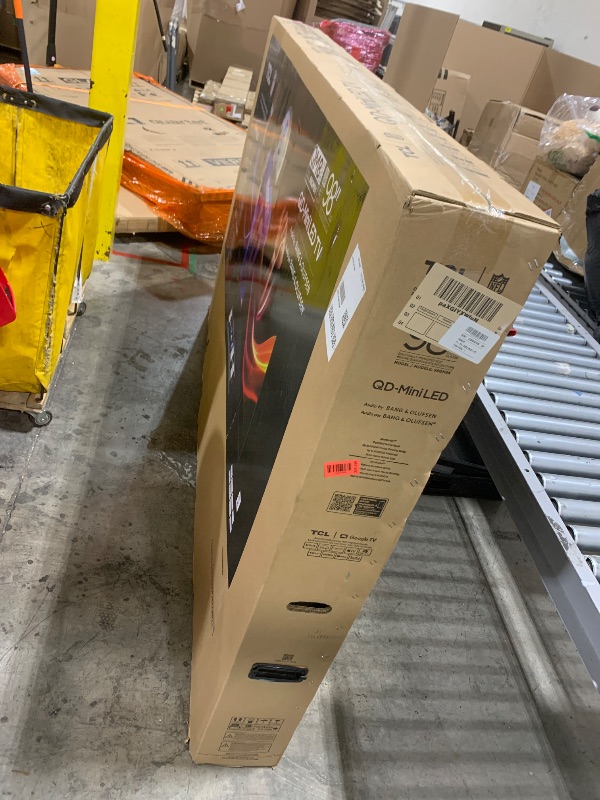 Photo 1 of TCL 98-Inch Class QM8K Series QD-Mini LED 4K UHD Google Smart TV Next Generation Mini-LED TV - QLED, 144hz, 288hz VRR, No Bezel Design, Unrivaled Picture Quality, Ai Processing (98QM8K, 2025 Model)