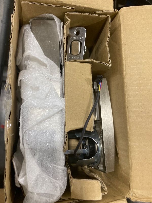 Photo 1 of SCHLAGE BE469ZP CEN 619 Connect Smart Deadbolt With Alarm Inbuilt Century Trim In Satin Nickel