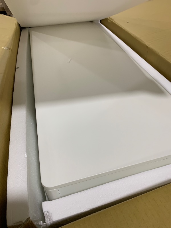 Photo 1 of Babyletto Lolly 6-Drawer Assembled Double Dresser in White and Natural, Greenguard Gold Certified